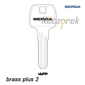 Gerda 062 - klucz surowy - BRASS PLUS nr 2